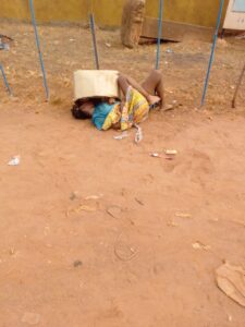 Femme lépreuse site de Daloa